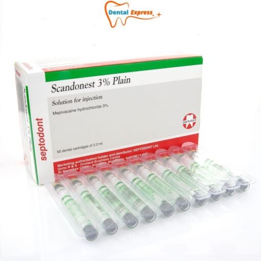 Thuốc tê xanh lá Scandonest 3% (Septodont)